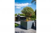 Large feature rectangular planters