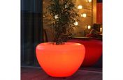 SCOOP Illuminated Planters In Orange