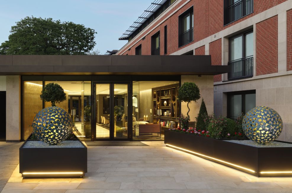 3.0mm Thick Zintec Steel Planters For Hampstead ‘Super-Prime’ Residential Development