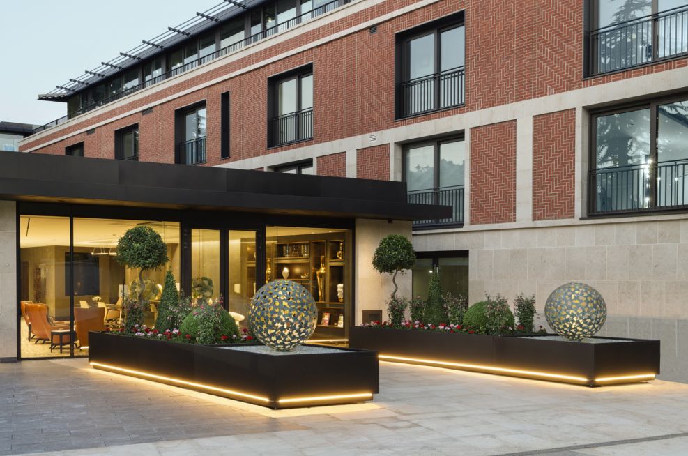 Durable and Long Lasting Steel Planters Hampstead ‘Super-Prime’ Residential Development