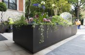 Hampstead ‘Super-Prime’ Residential Development Zintec Steel Planters