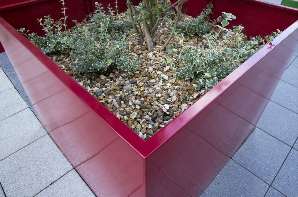 Bespoke Tree Planters For At The Hampton By Hilton