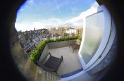 Powder Coated Steel Planters on 4th Master Bedroom Terrace