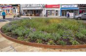 Corten Steel street and Park Planters