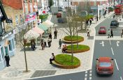 Bespoke Corten Steel Planter Benches London Borough of Ealing – Hanwell