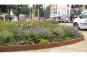 Corten Steel Public Realm Planting Surrounds or Perimeters