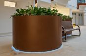 Bespoke shaped public planters