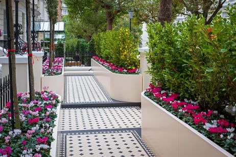 Bespoke Aluminium Planters for Private Garden