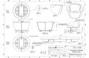 Conical planter CAD design