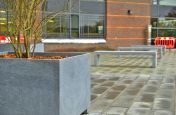 Long Benches and Planter Combination at Interchange, Croydon