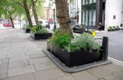 Bespoke Steel Planters At Intercontinental Hotel London