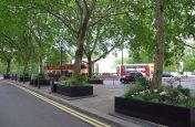 Bespoke Steel Polygonal Street Planters