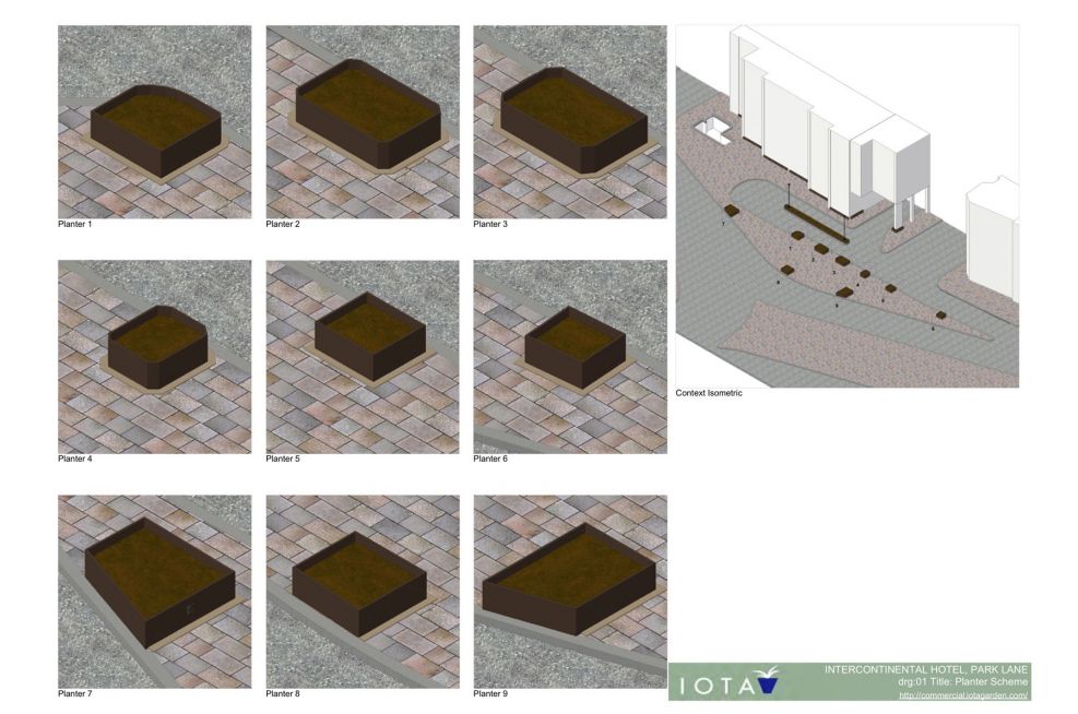 IOTA Container Based Lanscaping Scheme For The Intercontinental Hotel