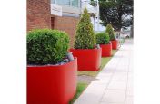 Coral Red Custom Colour Boulevard Planters