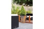 Slate Tall Taper Planters On Paved Areas
