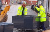 Bespoke Granite Tree Planters At Linden Homes, Popley Way, Basingstoke