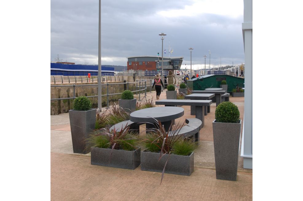 The Lock Restaurant, Bristol Planters for Restaurants & Outside Terraces