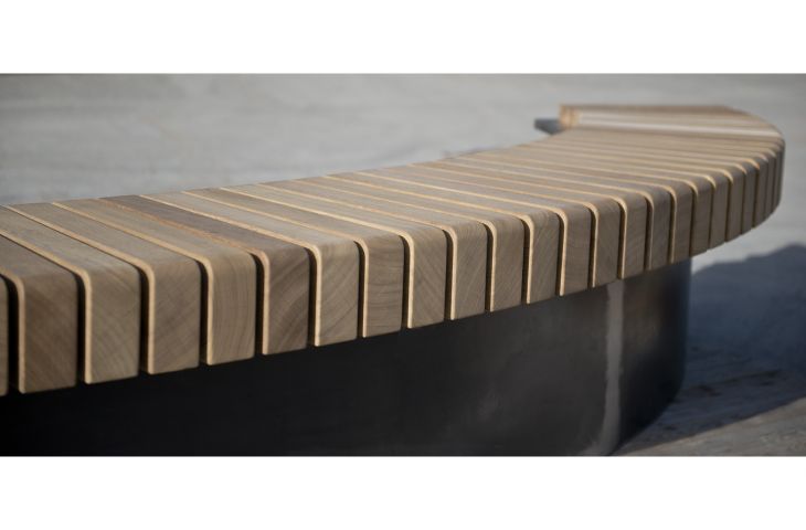 Steel seating and benches