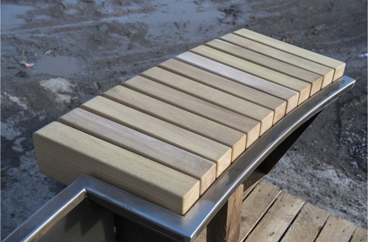 Steel seating and benches