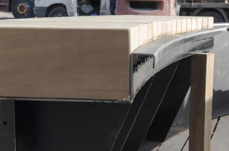 Steel seating and benches
