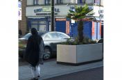 Stainless Steel Planters Southall Broadway