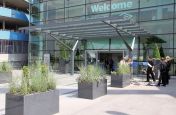 Custom Granite Planters at The Colin Bell Stand