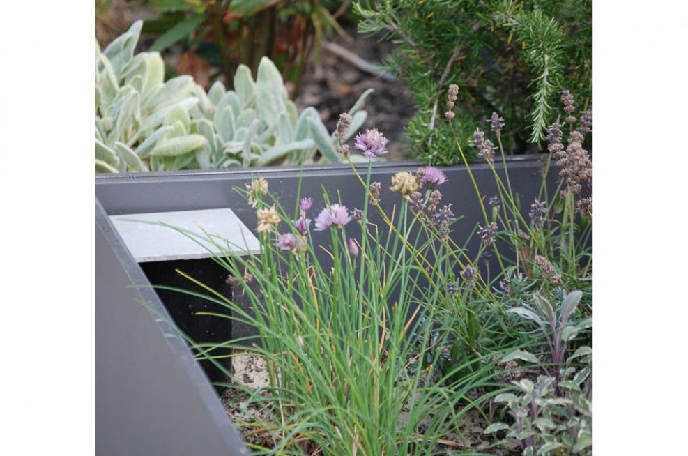 Delta Carat Steel Planters From IOTA