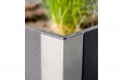 Stainless Steel Framing on FRC Planters