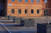 Custom Granite Planters At Milton Park