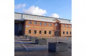 Large Custome Granite Planters At MEPC Milton Park