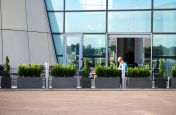 External Granite Trough and Tall Planters