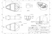 Bespoke oval cortex-effect metal planter CAD