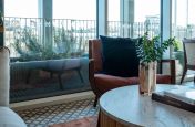 Patinated planters for businesses