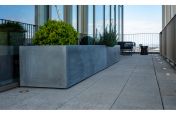 Rectangular planters for hotels and apartments