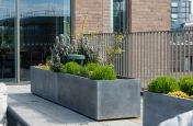 Large custom made planters
