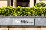 Metal planter with custom branding