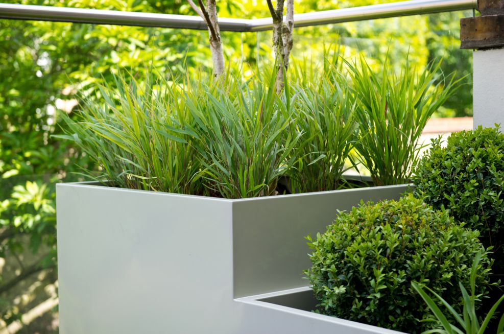 Bespoke Steel Planter Modules At The Modular Garden, London N7