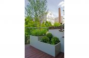 Bespoke Steel Planters with Stepped Effect