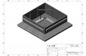 Large planter and benching CAD design