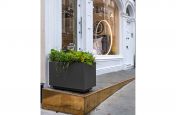 rectangular aluminium planters