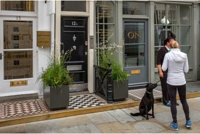 bespoke aluminium street planters