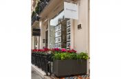 aluminium planters for store frontage