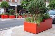bespoke rectangular street planters