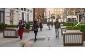 Decorative planters for public street