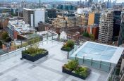 Office terrace planters in London