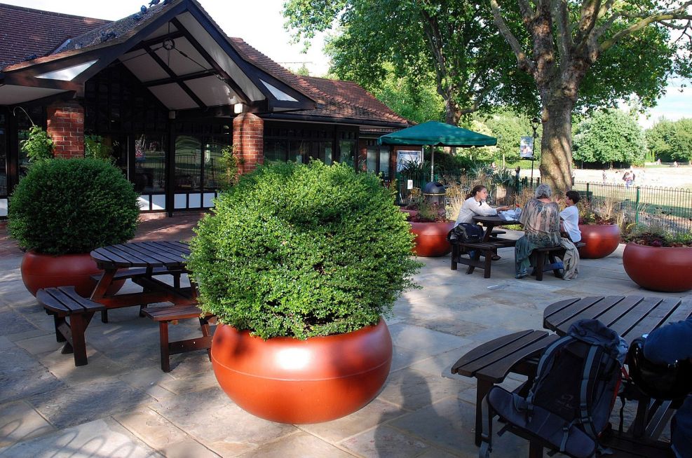 Aladin Planters At Paddington Recreation Ground, London W9