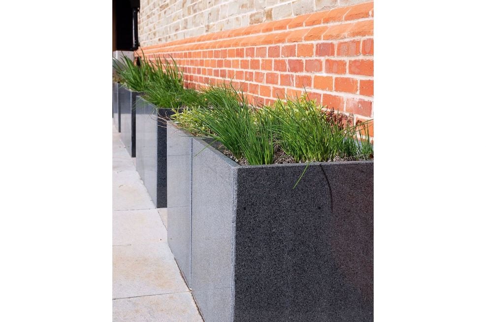 Herb Filled Trough 1000 Planters
