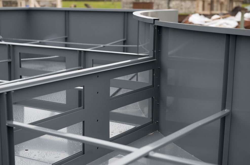 Internal Detail Of Curved Section On Planter 3