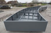 Internal Steel Frame of Extra Large Arc Shaped Planter