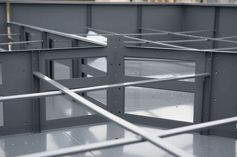Planter 3 Steel Planter Framework
